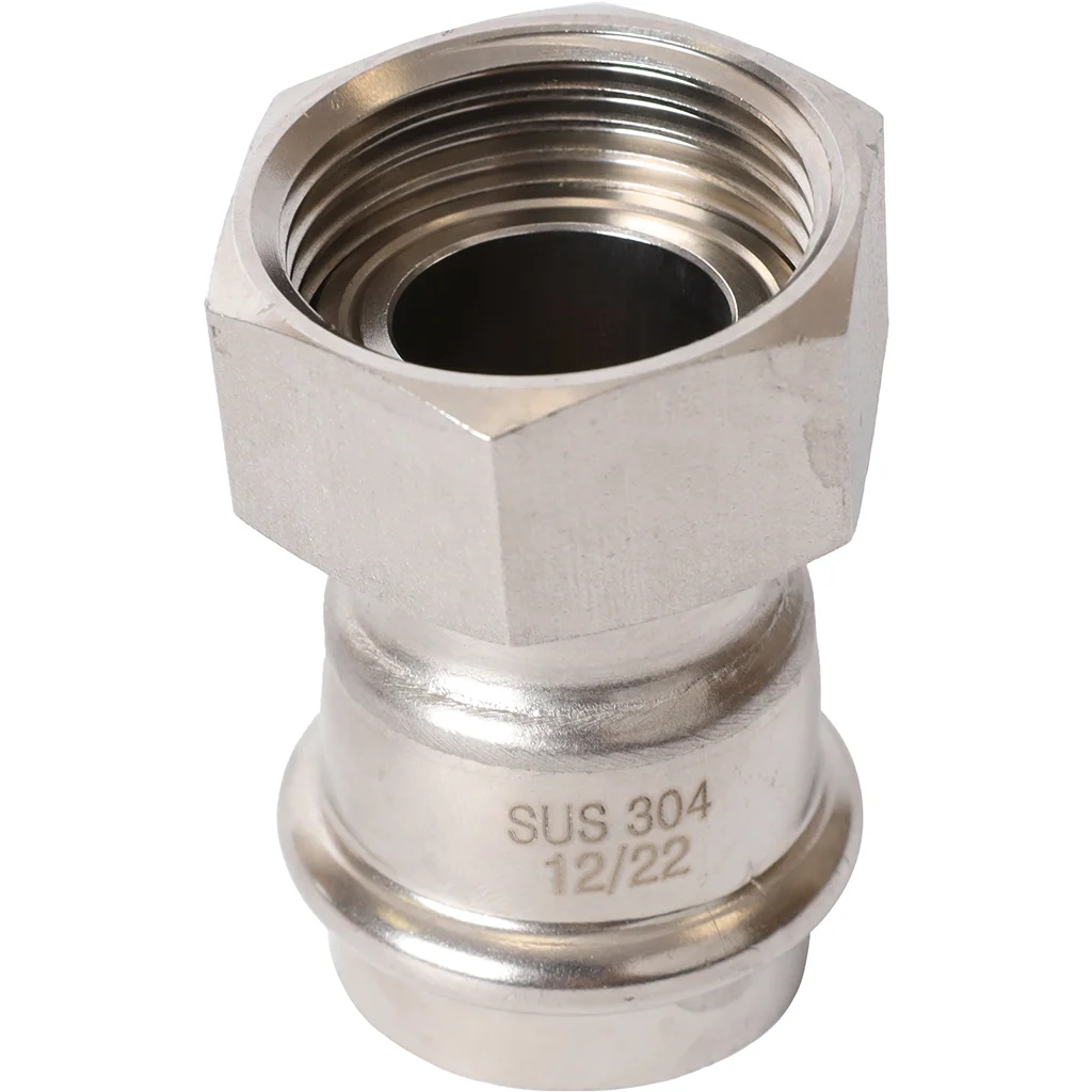 ROMMER RSS-0026-000281 ROMMER Переходник с накидной гайкой-ВР, 28х1, из нержавеющей стали прессовой ROMMER RSS-0026-000281 ROMMER Переходник с накидной гайкой-ВР, 28х1, из нержавеющей стали прессовой