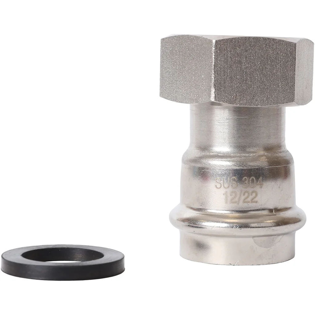 ROMMER RSS-0026-000281 ROMMER Переходник с накидной гайкой-ВР, 28х1, из нержавеющей стали прессовой ROMMER RSS-0026-000281 ROMMER Переходник с накидной гайкой-ВР, 28х1, из нержавеющей стали прессовой