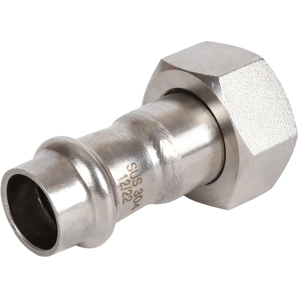 ROMMER RSS-0026-001534 ROMMER Переходник с накидной гайкой-ВР, 15х3/4, из нержавеющей стали прессовой ROMMER RSS-0026-001534 ROMMER Переходник с накидной гайкой-ВР, 15х3/4, из нержавеющей стали прессовой