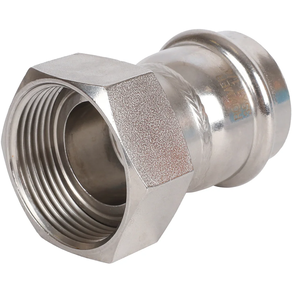 ROMMER RSS-0026-035114 ROMMER Переходник с накидной гайкой-ВР, 35х1 1/4, из нержавеющей стали прессовой ROMMER RSS-0026-035114 ROMMER Переходник с накидной гайкой-ВР, 35х1 1/4, из нержавеющей стали прессовой
