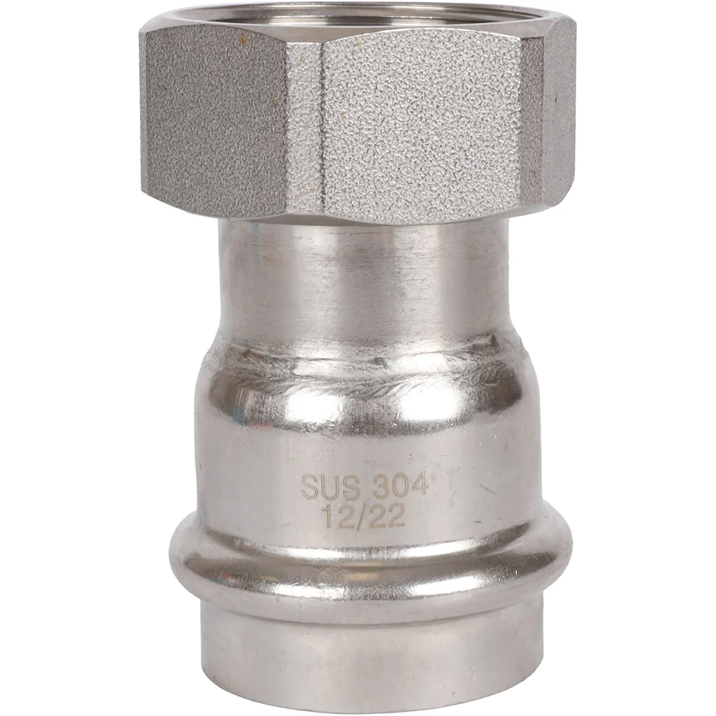 ROMMER RSS-0026-042112 ROMMER Переходник с накидной гайкой-ВР, 42х1 1/2, из нержавеющей стали прессовой ROMMER RSS-0026-042112 ROMMER Переходник с накидной гайкой-ВР, 42х1 1/2, из нержавеющей стали прессовой