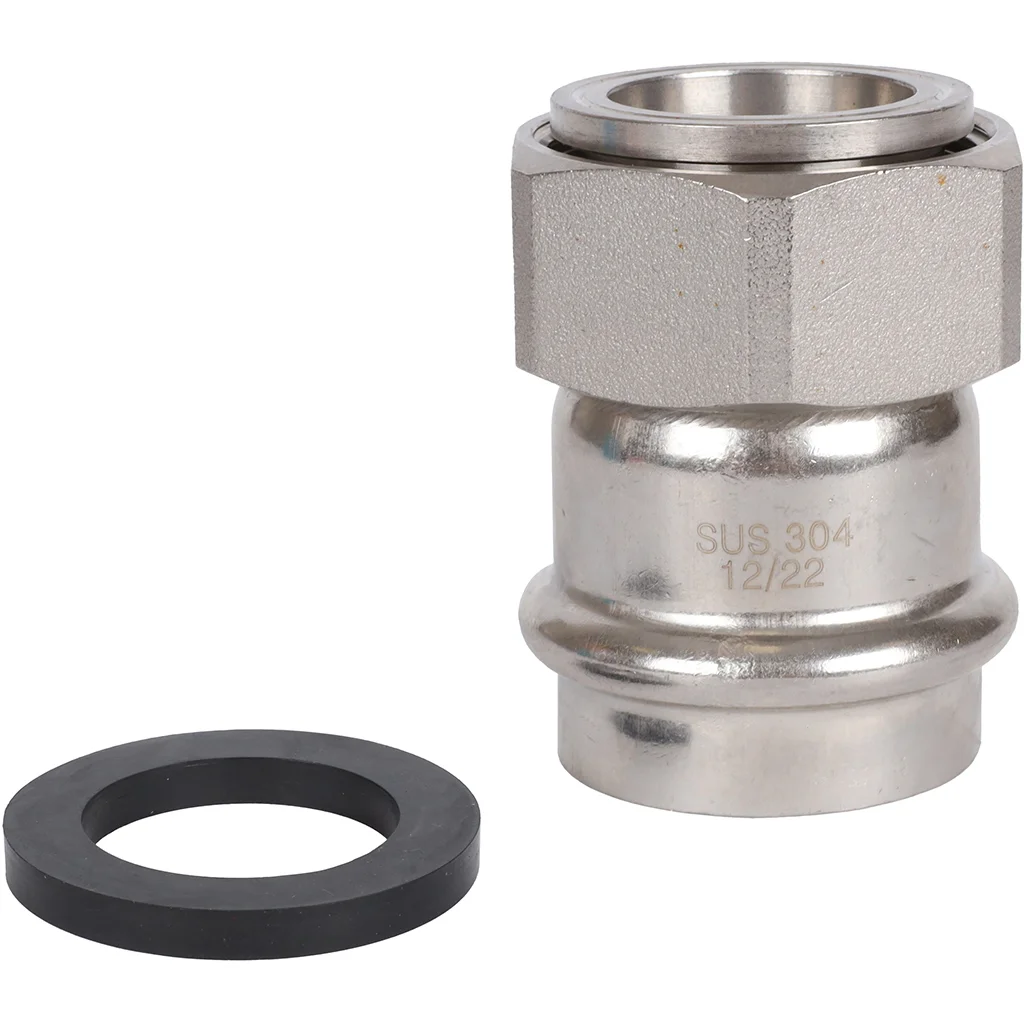ROMMER RSS-0026-042112 ROMMER Переходник с накидной гайкой-ВР, 42х1 1/2, из нержавеющей стали прессовой ROMMER RSS-0026-042112 ROMMER Переходник с накидной гайкой-ВР, 42х1 1/2, из нержавеющей стали прессовой