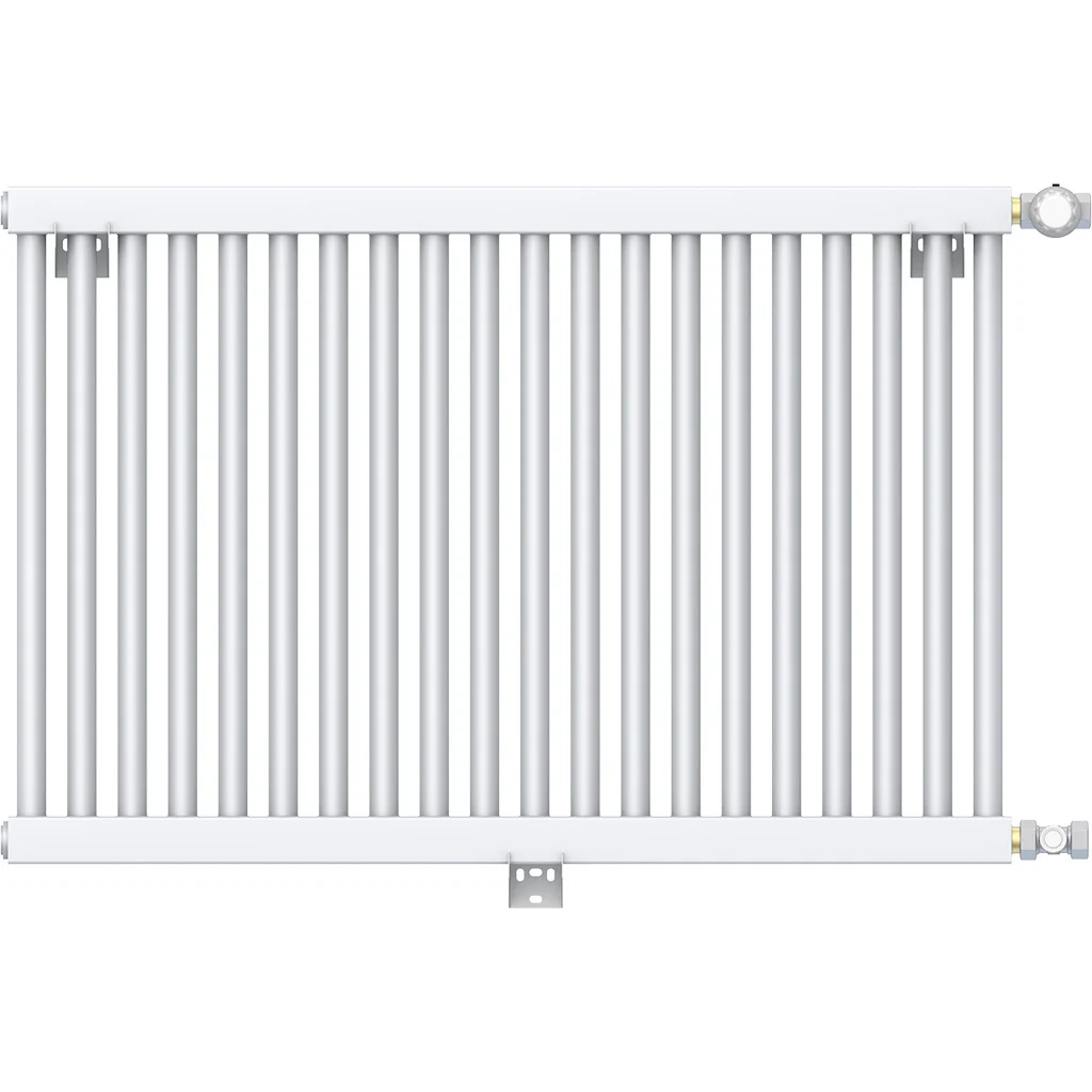 ROMMER RST-109008-020 ROMMER RST 1090/08 радиатор стальной 1 трубчатый нижнее подключение RAL9016