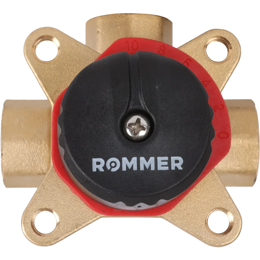 ROMMER 3-х ходовой смесительный клапан 1/2 KVs 2,5 ROMMER 3-х ходовой смесительный клапан 1/2 KVs 2,5
