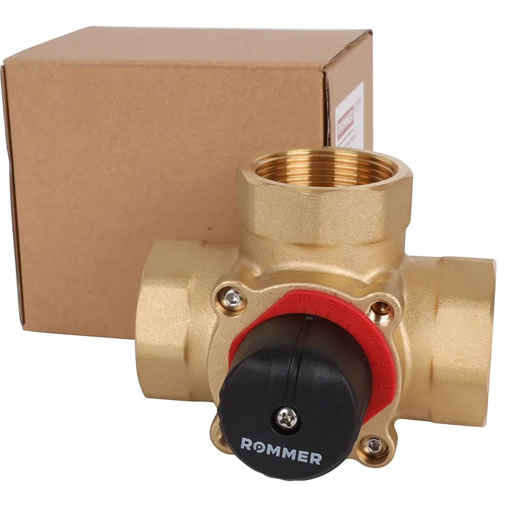 ROMMER 3-х ходовой смесительный клапан 1 1/2 KVs 25 ROMMER 3-х ходовой смесительный клапан 1 1/2 KVs 25