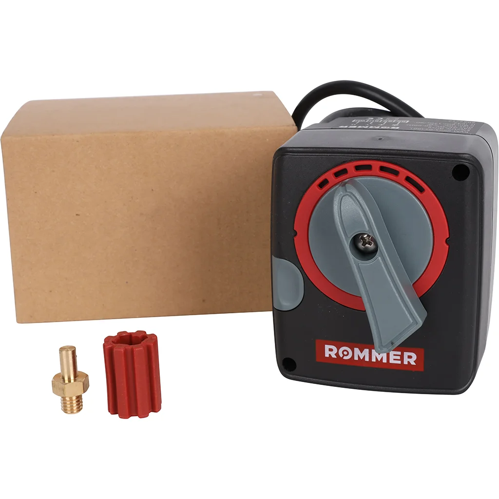 ROMMER RVM-0005-024001 Сервопривод 24V c регулировкой по сигналу 0-10V, 60s, 120s/90° ROMMER RVM-0005-024001 Сервопривод 24V c регулировкой по сигналу 0-10V, 60s, 120s/90°