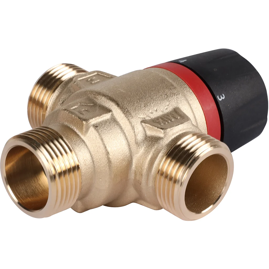 ROMMER RVM-0121-164320 Термостатический смесительный клапан для систем отопления и ГВС 3/4 НР 20-43°С KV 1,6 (боковое смешивание) ROMMER RVM-0121-164320 Термостатический смесительный клапан для систем отопления и ГВС 3/4 НР 20-43°С KV 1,6 (боковое смешивание)