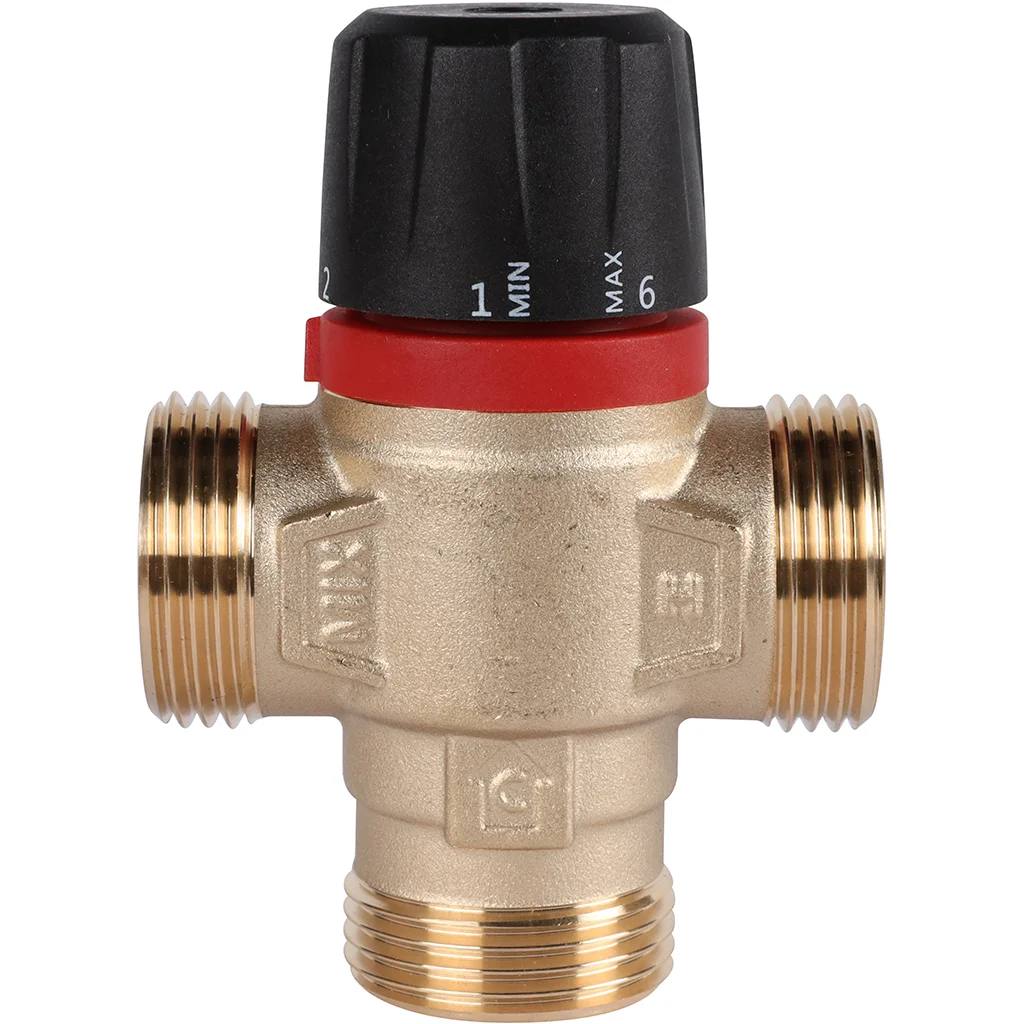 ROMMER RVM-0232-256025 Термостатический смесительный клапан для систем отопления и ГВС 1 НР 35-60°С KV 2,5 (боковое смешивание) ROMMER RVM-0232-256025 Термостатический смесительный клапан для систем отопления и ГВС 1 НР 35-60°С KV 2,5 (боковое смешивание)