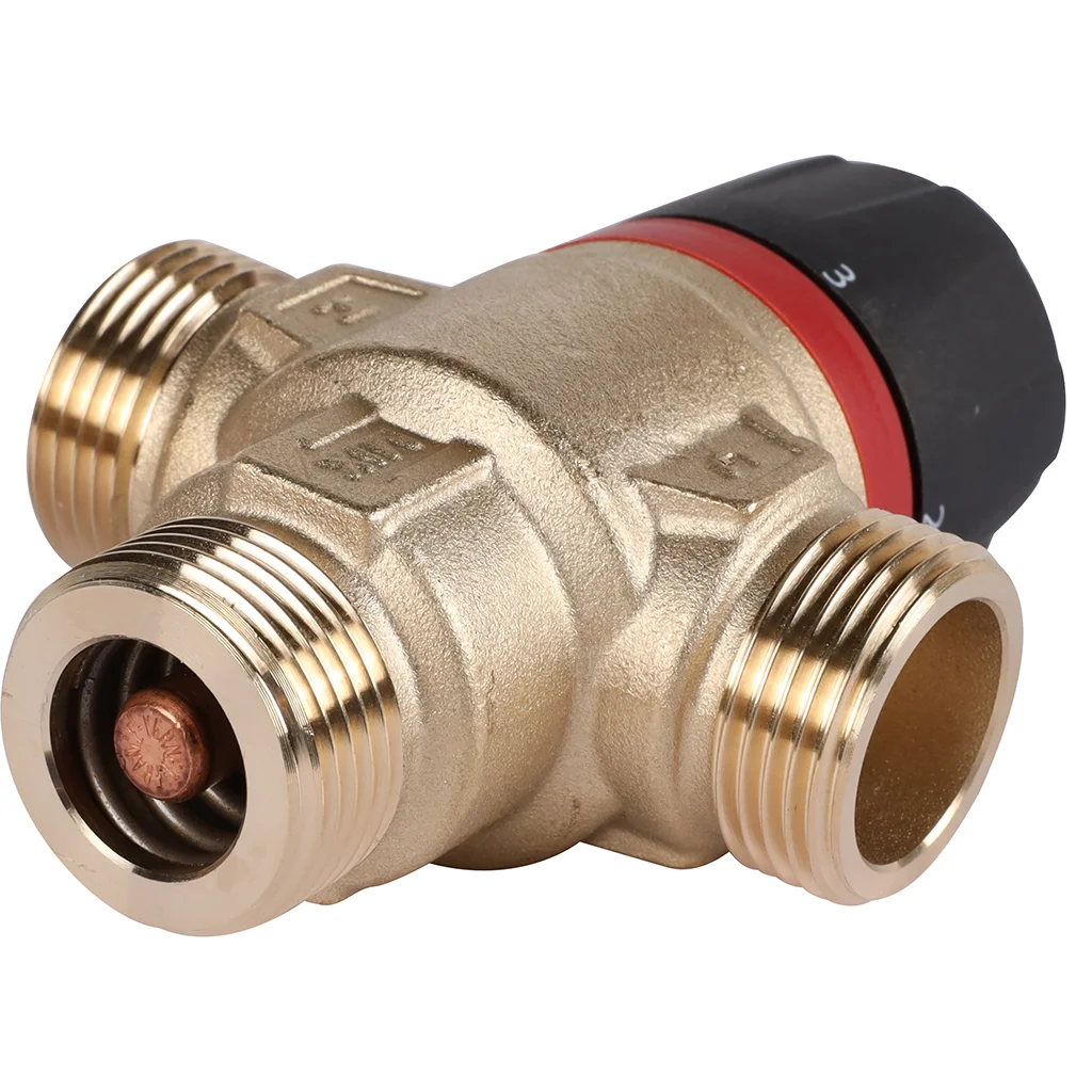 ROMMER RVM-1121-186520 Термостатический смесительный клапан для систем отопления и ГВС 3/4 НР 30-65°С KV 1,8 (центральное смешивание) ROMMER RVM-1121-186520 Термостатический смесительный клапан для систем отопления и ГВС 3/4 НР 30-65°С KV 1,8 (центральное смешивание)