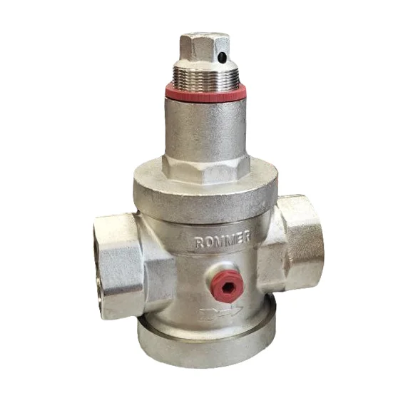 ROMMER  RVS-0008-000015 ROMMER Редуктор давления PN25 вн/вн 1/2  с выходом под манометр